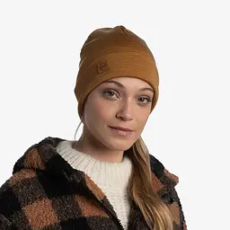 Шапка Buff Merino Heavyweight Beaney Solid Mustard (1033-BU 111170.118.10.00) - мініатюра 5