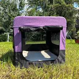 М'яка клітка-переноска для собак Pet Travel II Pink - мініатюра 4