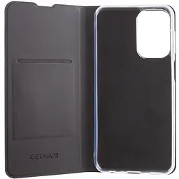 Шкіряний чохол-книжка GETMAN Elegant (PU) для TECNO Camon 19 Neo Чорний - мініатюра 4