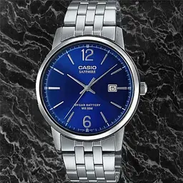 Чоловічий годинник Casio MTS-110D-2A Сріблястий ( AT1141-0044 ) - мініатюра 2