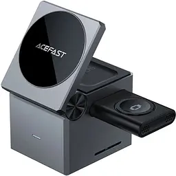 Зарядний пристрій Acefast Wireless QI 3in1 15W E18 Rubik's (6974316282884) - мініатюра 5