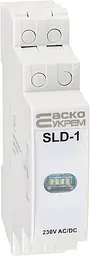 Сигнальний індикатор модульний SLD‑1 АСКО‑УКРЕМ (A0140030035) білий - мініатюра 3