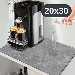 Антиковзаючий кухонний килимок 20×30 см — абсорбуючий для сушіння посуду та під кавоварку KT8001521