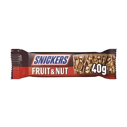 Батончик Snickers Triple Treat Fruit & Nut Milk Chocolate Snack Bar 40 г