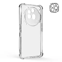 Прозрачный чехол для Nothing Phone (3a) Pro с защитой камеры и усиленными бортами, тонкий, силиконовый, бесцветный, ударопрочный, противоударный бампер с закрытой камерой, ArmorStandart (ARM85469) - мініатюра 2