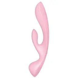 Вібратор-кролик Satisfyer Triple Oh Pink - мініатюра 2