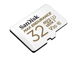 Карта памяти SanDisk Max Endurance microSDHC UHS-I U3 V30 + SD адаптер 32 GB (SDSQQVR-032G-GN6IA)