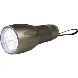 Ліхтарик на батарейках світлодіодний Good Bike Torch 9 9 LED водостійкий сріблястий (94308-IS) - мініатюра 2