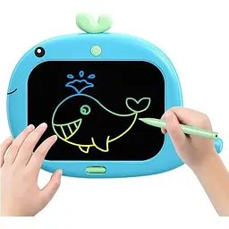 Планшет для малювання DK Kids Pad 9` Color Whale Blue [115861] - мініатюра 2