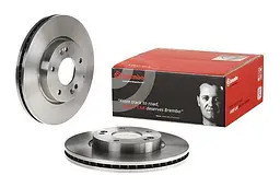 Диск гальмівний вентильований Kia Venga, Ceed I, Soul I-III 06-25р Brembo (09.9574.40)
