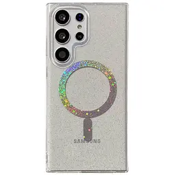 Чохол TPU Eclipse Sparkle Magnetic Fit для Samsung Galaxy S25 Ultra Clear - мініатюра 5