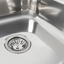 Кухонна мийка з нержавіючої сталі Valeso 8060 R поліровка (0,7/160 мм), Polish - мініатюра 5