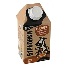 Суміш молочно-рослинна Бурьонка Creamer 10% ультрапастеризована для кави та чаю 500 г - мініатюра 3