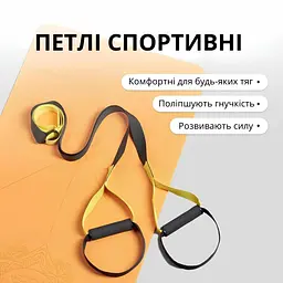 Петлі TRX Pro 3 з гумовими ручками для фітнесу - мініатюра 7