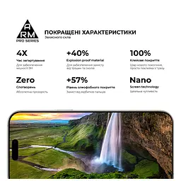 Скло захисне Armorstandart Pro Apple iPhone 17 Pro Max (ARM86212) - мініатюра 5
