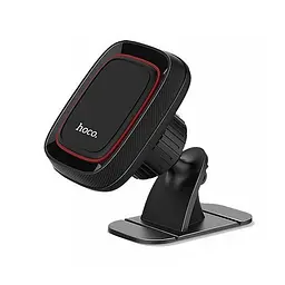 Автотримач для телефону магнітний HOCO CA24 на скотчі Black-Carbon