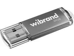 Флешка Wibrand 64 GB Cougar Silver USB 2.0 (WI2.0/CU64P1S)