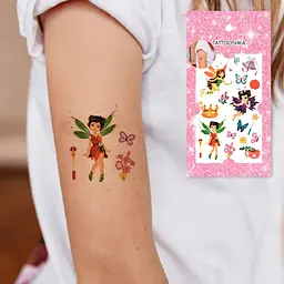 Набір тимчасових татуювань Чарівні феї Tattooshka WS-E039 різнокольорові - мініатюра 2