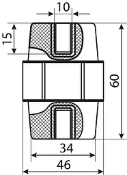 Ізолятор‑тримач SM60 АСКО‑УКРЕМ (A0150100008) - мініатюра 3