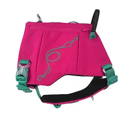 Шлейка для собак Truelove TLB2251 світловідбивна, з водонепроникної тканини Cordura, регульована Фуксія, L - мініатюра 2