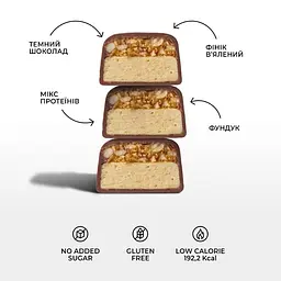 Батончик Spacefood Space Bite Protein Bar Hazelnut-Date, 45 грам - мініатюра 3