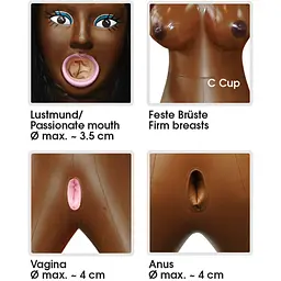 Секс-лялька You2Toys Tyra Lovedoll 160 см коричнева - мініатюра 5