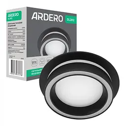 Вбудований світильник Ardero DL2812 під лампу чорний