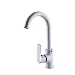 Змішувач для кухні Globus Lux Laguna GLA-0203SL-7-white Білий - мініатюра 3