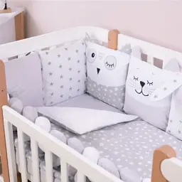 Дитячий постільний набір Верес Smiling animals white-gray new (216.07.110*90) - мініатюра 2