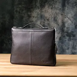 Цікава чоловіча сумка для планшета з м'якої натуральної шкіри Tony Perotti 20846_1 (9594-28 nero) чорна - мініатюра 10