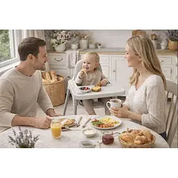 Стілець 2 в 1 для годування дитини VELANO Basic, white - мініатюра 4