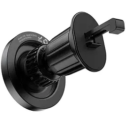 Автотримач Hoco H56 Show ring magnetic (air outlet) Black - мініатюра 2