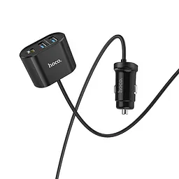 Адаптер автомобільний Hoco Companheiro Front and Rear Seat Z35 азу 3USB + 1Type-C