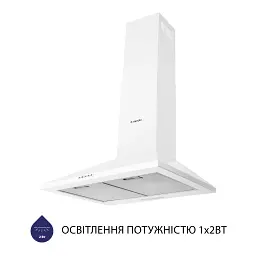 Витяжка купольна Minola HK 6614 WH 1000 LED - мініатюра 3