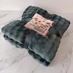 Плед рельєфний Versailles Насичений графіт 200х220 см VS-PR-4400G (147969) - мініатюра 4