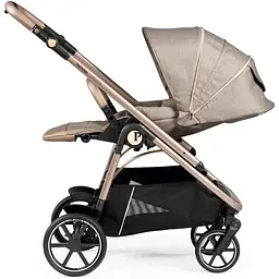Коляска 3 в 1 Peg-Perego Veloce Mon Amour Belvedere Lounge з підставкою до люльки рожеве золото - мініатюра 3