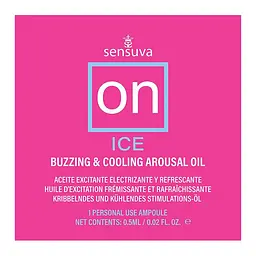 Пробник збуджувального масла Sensuva ON Arousal Oil for Her Ice (0,3 мл)