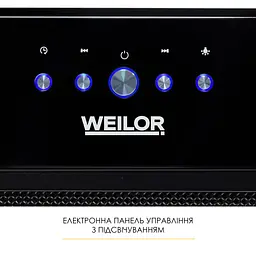 Витяжка повновбудована WEILOR WBE 58 BLACK - мініатюра 5
