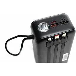 Батарея універсальна Hölmer NRG-02 Cheetah 30000mAh 22.5W Black (NRG-02 Cheetah) - мініатюра 7