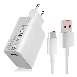 Зарядний комплект блок і кабель Xiaomi Charging Combo 33 W (BHR6039EU)