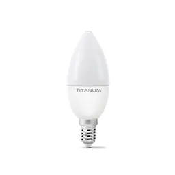 Лампочка TITANUM C37 6W E14 3000K (TLС3706143) - мініатюра 1