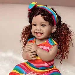 Реалістична Кукла Реборн 55 см повністю силіконова Doll Reborn Baby К0100702 - мініатюра 2