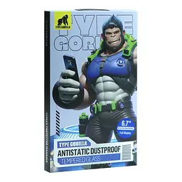 Захисне скло Type Gorilla 2,5D HD Anti-Static PTJ1 Apple iPhone 13 Pro Max Black - мініатюра 2