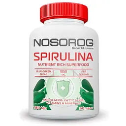 Натуральна добавка Nosorog Spirulina, 180 таблеток