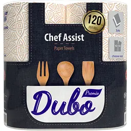 Паперові рушники Диво Premio Chef Assist, тришарові, 2 рулони