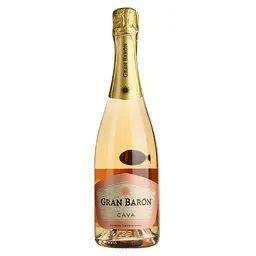 Вино ігристе Gran Baron Cava Rose Brut рожеве брют 11% 2.25 л (3 шт. х 0.75 л) - мініатюра 2