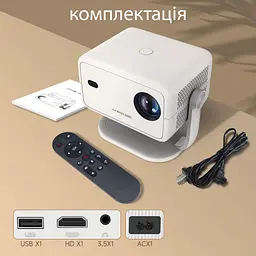 Проектор Magcubic L018 | 650 ANSI | Автофокус | Wi-Fi 6 | Домашній кінотеатр - мініатюра 10