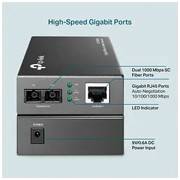 Медіаконвертер TP-Link MC200CM - мініатюра 3
