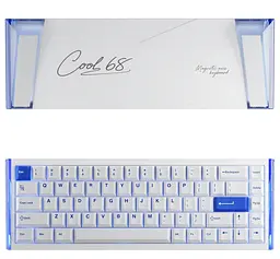 Клавіатура DAREU COOL 68 (8000 Hz / Rapid Trigger) White Blue (KB-COOL68-OBL) - мініатюра 5