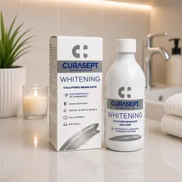 Ополіскувач для ротової порожнини Curasept Whitening відбілювальний з фтором 300 мл